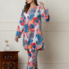 Blue Botanical Printed Co-Ord Set - Wholesale Garments